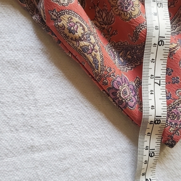 Paper Crane Sleeveless Paisley Spaghetti Strap Sz. M Top - Picture 4 of 11